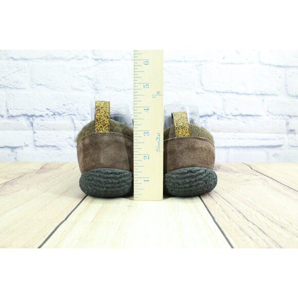 LL Bean Women's Brown Suede Slip On Slip Resistant Loafer Shoes Size 7.5 M - Picture 6 of 9